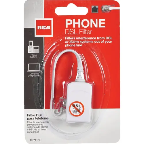 DSL & Phone or Security System DSL Line Filter