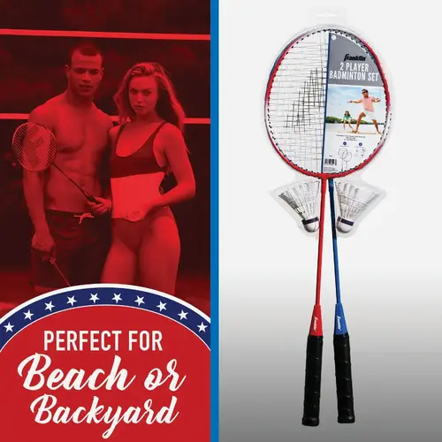 2-Player Replacement Badminton Racket Set