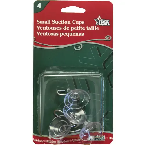 Adams 7500771043 1-1/8 In. 1 Lb. Holding Capacity Suction Cup Clear - pack of 4