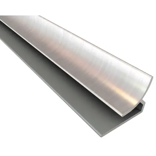 ACP 928-29-XCP5 Fasade 18 In. Thermoplastic Inside Corner Backsplash Trim, Brushed Nickel - pack of 5
