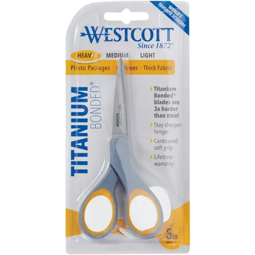 Westcott 13847 4.9 In. Intricate Cutting Stainless Steel Scissors