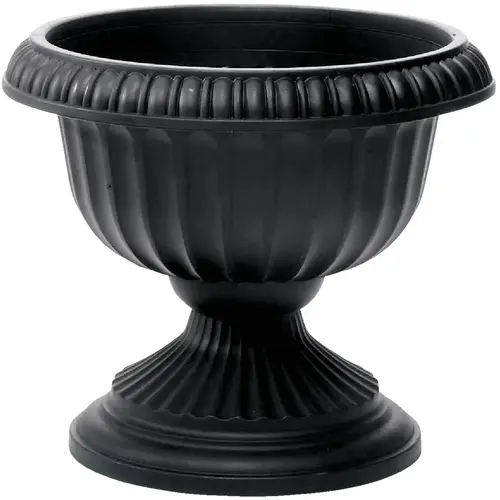 Novelty 39128 12 In. W. x 11 In. H. x 12 In. L. Poly Black Urn