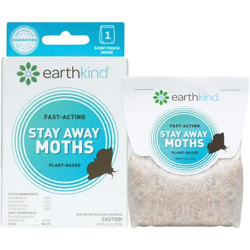 Stay Away SA1P8DMOT Earth Kind 30 to 60-Day Natural Moth Repellent Refill Pouch