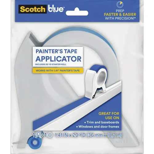 SCOTCHBLUE TA3-SB-ESF Tape Applicator, 1 Roll