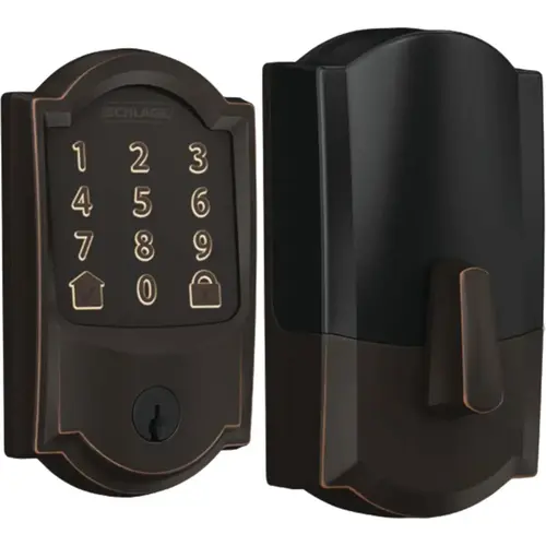 Encode Smart WiFi Deadbolt with Aged Bronze Camelot Trim
