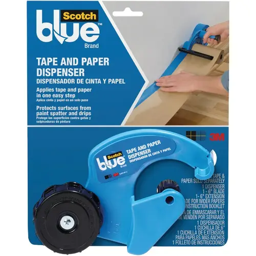 SCOTCHBLUE M1000-SBN Painter's Tape & Paper Dispenser Tool