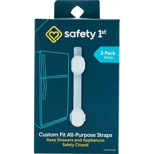 Safety 1st HS033 Custom Fit All Purpose Strap White - pack of 2