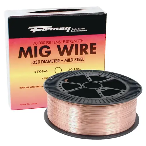 Forney 42281 ER70S-6 Mild Steel Mig Wire, 0.035 In., 33 Lb.
