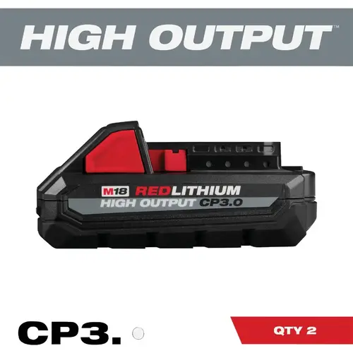 M18 REDLITHIUM Lithium-Ion High Output CP 3.0 Ah Battery Pack - pack of 2