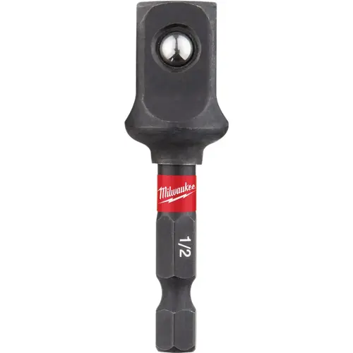 SHOCKWAVE 1/4 In. Hex to 1/2 In. Socket Adapter - pack of 10