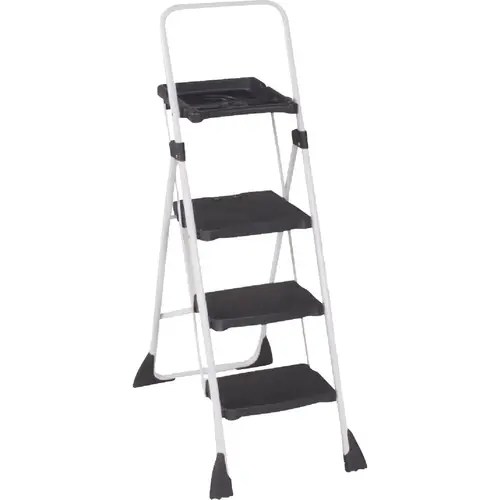Cosco 11-744-CBW2 TriStepPlus Tubular Steel Platform Ladder with 225 Lb. Load Capacity Type II Ladder Rating