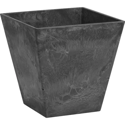 Novelty 35068 ArtStone Ella 6 In. W. x 6 In. H. x 6 In. L. Black Resin Planter