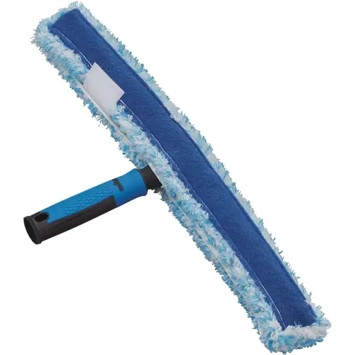 Unger 975520 Professional Grip 18 In. Microfiber Scrubber Blue