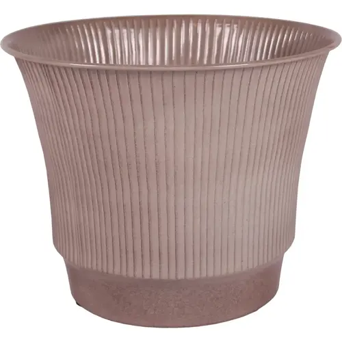 Robert Allen MPT01839 Madison 6.75 In. x 8 In. x 8 In. Ironstone Metal Latte Planter