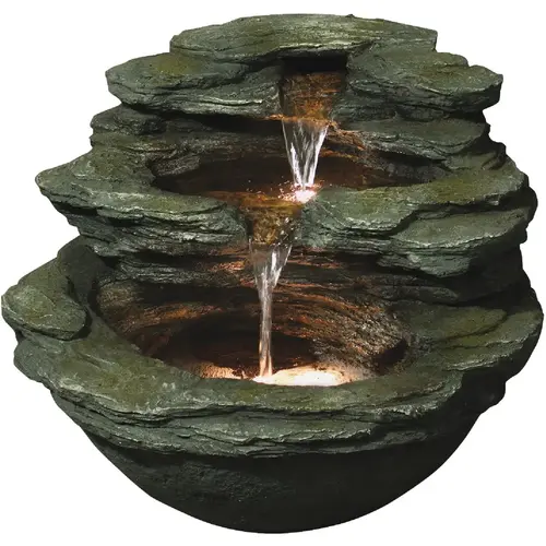 Bond Y95864 Calistoga Springs 18.9 In. W. x 17.72 In. H. x 21.65 In. L. Envirostone Polyresin Fountain