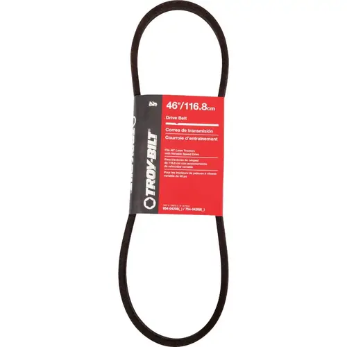 Troy-Bilt 490-501-Y007 46 In. Drive Belt for Lawn Tractors with Variable Speed Drive