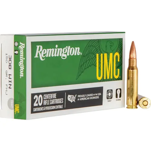 Remington 66950 .308 Win 150 Grain FMJ Centerfire Ammunition Cartridges