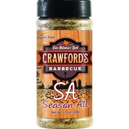 Crawford's CB01005 12 Oz. Season All Rub