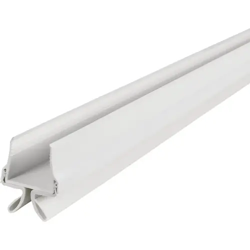 M-D 43398 Building Products CINCH 1.375 In. W. x 2.125 In. H. x 32 In. L. Vinyl & Rubber White Door Bottom