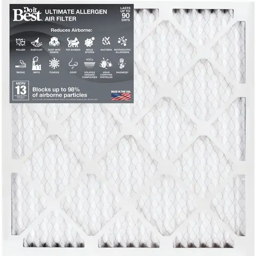 14 In. x 20 In. x 1 In. MERV 13 Furnace Filter