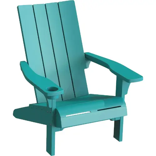 Adams 261530 Keter Teal Resin Modern Adirondack Chair