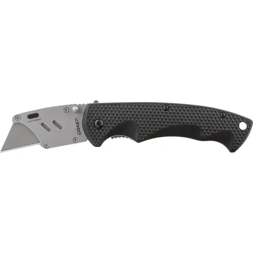 DX199 Double Lock Pro 1.2 In. Razor Knife Black