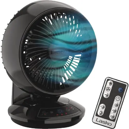 Lasko A12558 7 In. Orbital Fan Black