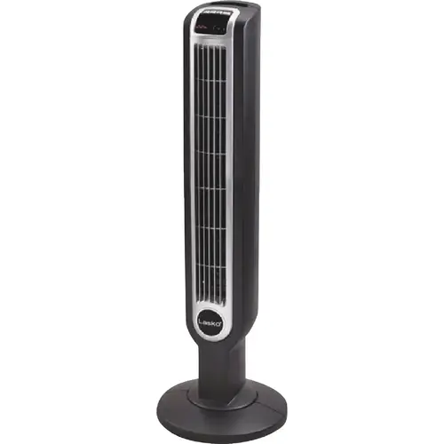 Lasko 2511 Desk & Table Fans; Fan Diameter: 36in ; Number Of Blades: 0 ; Number Of Speeds: 3 ; Oscillation: Oscillating ; Power Source: Plug-In ; Indoor/Outdoor: Indoor Black
