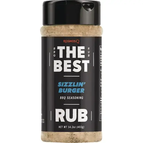 Kosmos Q KOS-TBB-RUB-Shk 14.2 Oz. The Best Sizzlin' Burger Rub