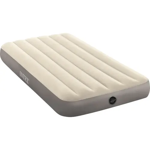 Intex 64101E 10 In. Twin Deluxe Single-High Airbed Dura-Beam Standard Series Beige