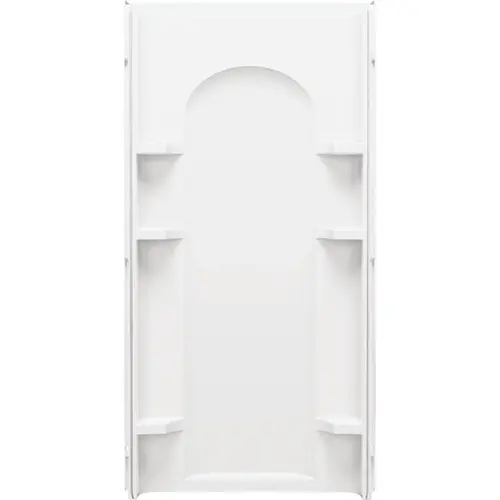 STERLING 72342100-0 Ensemble 36 In. W. x 72-1/2 In. H. White Vikrell Shower Back Wall