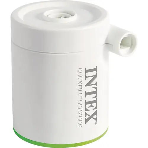 Intex 66637E Quick-Fill USB Rechargeable Electric Air Pump White
