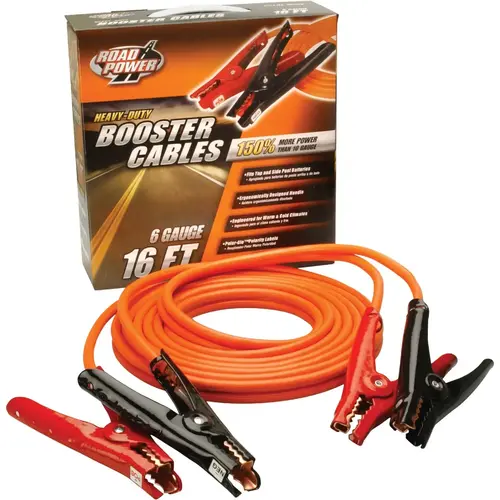 Road Power 85660103 16 ft 6 Gauge Booster Cable
