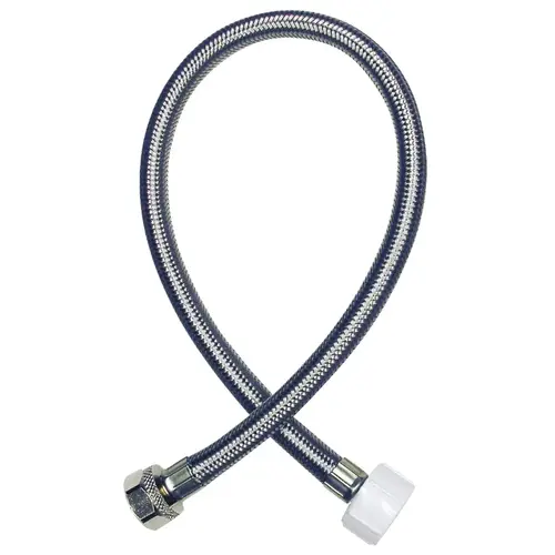 PROLINE 496-821 1/2 In. FL x 7/8 In. BC x 12 In. Braided Stainless Steel Toilet Supply Line
