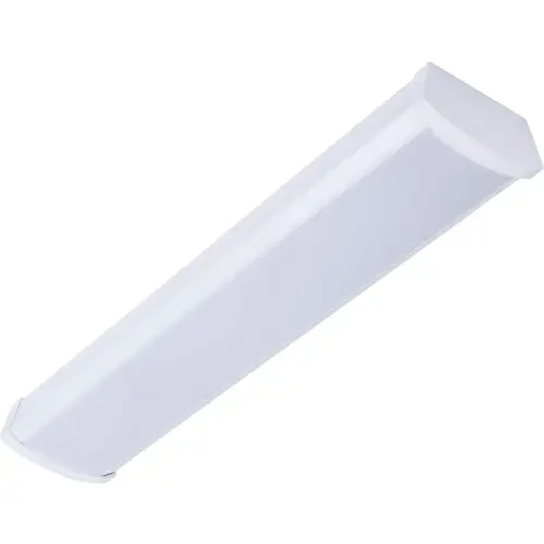 Satco 65/1210 NUVO 20W LED 2 Ft. Ceiling Wrap Light Fixture CCT-Selectable White Finish