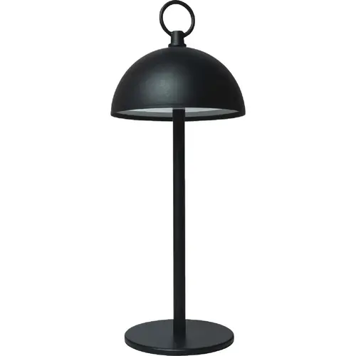 Westek BL-16BRAN-MB Amerelle Branson Matte Black Rechargeable Indoor/Outdoor LED Lamp