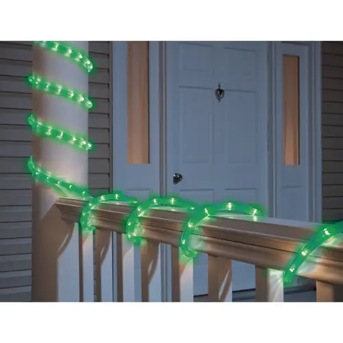 Sylvania 55045-74 9 Ft. Green LED Rope Light Set, 70 Green LEDs