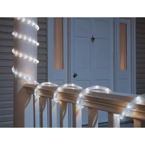 Sylvania 55041-74 9 Ft. Cool White LED Rope Light Set, 70 Cool White LEDs