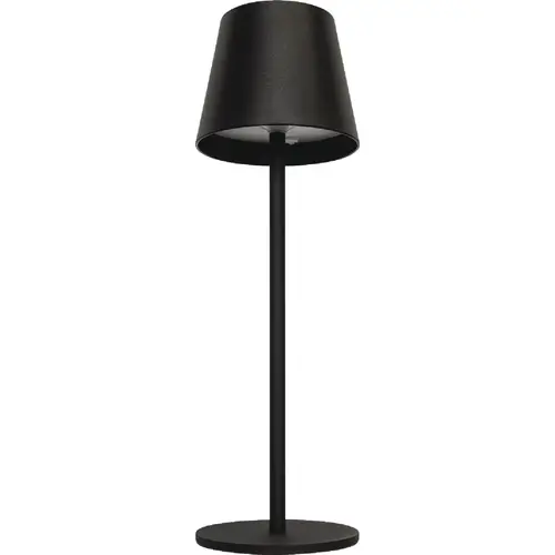 Westek BL-13DENV-MB Amerelle Denver Matte Black Rechargeable Indoor/Outdoor LED Lamp