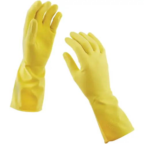 SOFT SCRUB 12324-26 XL Latex Rubber Glove Yellow - pack of 2