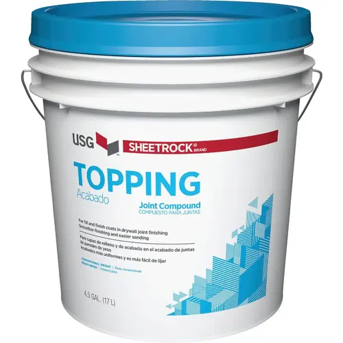 Sheetrock 380051-048 4.5 Gal. Pre-Mixed Topping Drywall Joint Compound