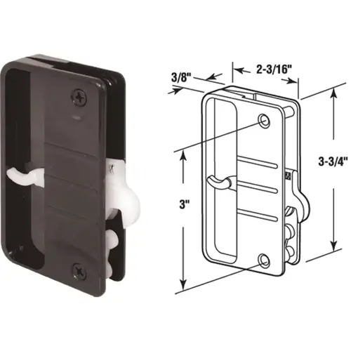 Prime-Line A 108 Screen Door Handle Set