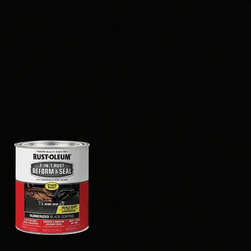 Stops Rust 2-In-1 Rust Reform & Seal, 1 Qt., Black