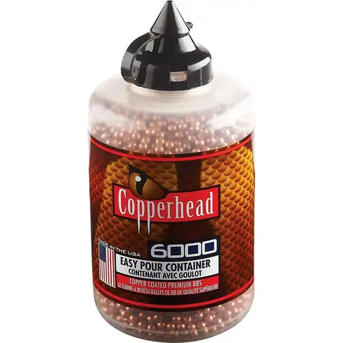 Crosman 0767 Copperhead .177 Cal. Steel BB Ammunition - pack of 6000