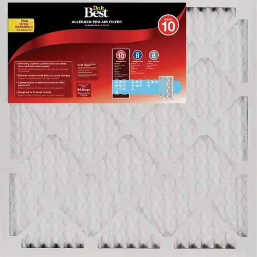 20 In. x 30 In. x 1 In. MERV 10 Furnace Filter - pack of 6