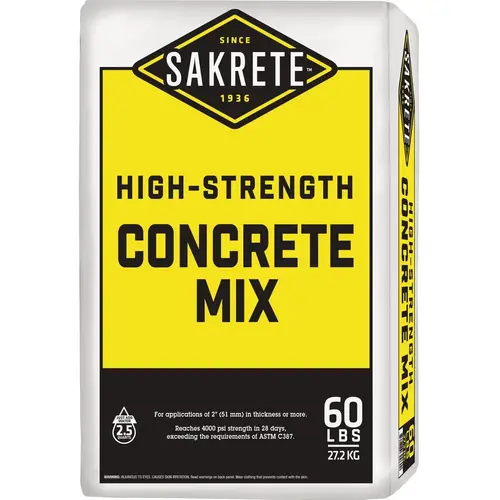 Sakrete 65200940 60 Lb. High-Strength Concrete Mix