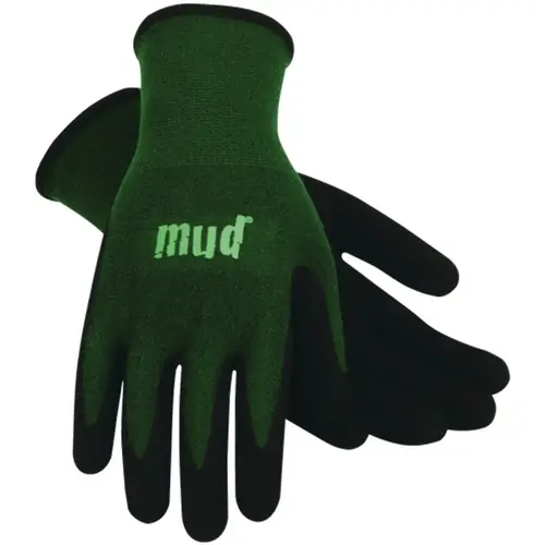 mud SM7197G/ML Bamboo Flex Medium/Large Emerald Green Garden Glove Pair