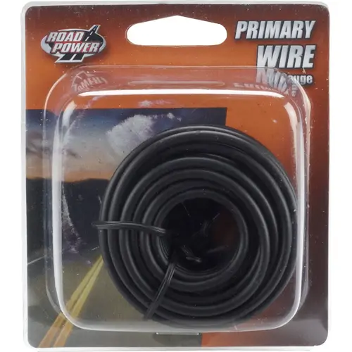 Road Power 55667133 17 Ft. 14 Ga. PVC-Coated Primary Wire, Black