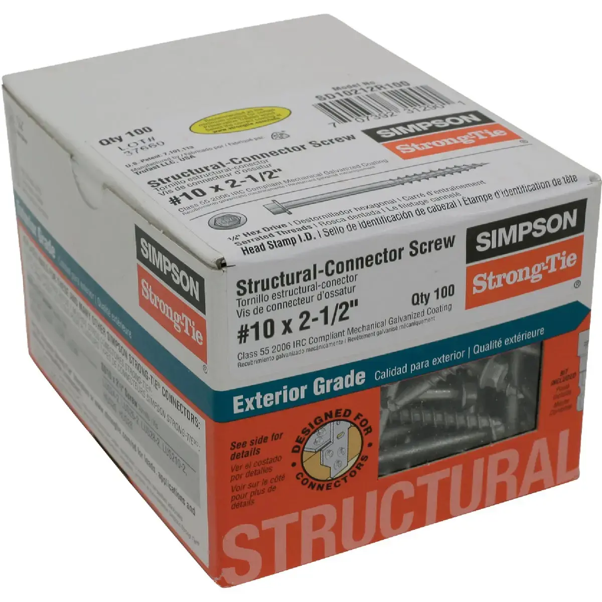 デ・ローン Amazon.com: Simpson Strong-Tie DTT2Z-R2 DTT ZMAX Galvanized