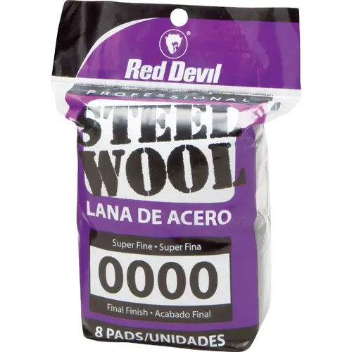 Red Devil 0320 #0000 Steel Wool - pack of 8